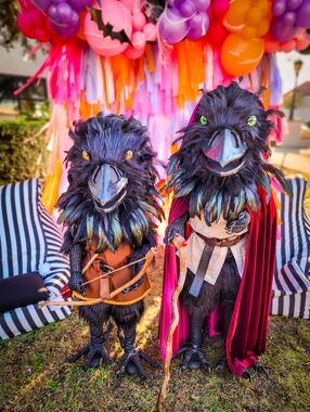 Handmade Crow Costumes - Dnd Kenku Inspired
